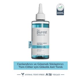 The Purest Solutions Exfoliating and Clarifying Glycolic Acid %5 200 ml Tonik