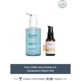 The Purest Solutions Kuru Ciltler İçin Arındırıcı Canlandırıcı Cilt Bakım Seti