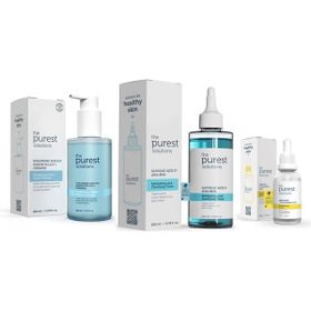 The Purest Solutions Kuru ve Lekeli Ciltler İçin Arındırıcı Leke Karşıtı Bakım Seti