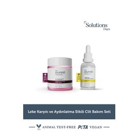 The Purest Solutions Leke Karşıtı ve Aydınlatma Etkili Cilt Bakım Seti