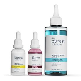 The Purest Solutions Leke Önlemeye Yardımcı Aydınlatıcı ve Gözenek Sıkılaştırmayı Hedefleyen Cilt Bakım Seti