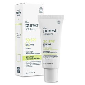 The Purest Solutions Mineral Filtreli SPF 30 40 ml Güneş Koruyucu Krem
