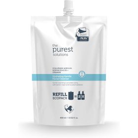 The Purest Solutions Nemlendirici ve Bariyer Onarıcı Kuru Karma Ciltler İçin Ekolojik Yedek Paket 400 ml Temizleme Jeli