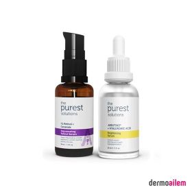 The Purest Solutions Renk Tonu Eşitlemeye Yardımcı Onarıcı Etkiye Sahip Cilt Bakım Seti