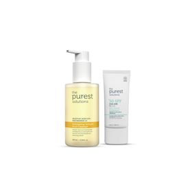 The Purest Solutions Sebum Dengeleyici ve Uv Koruma Etkili Bakım Seti