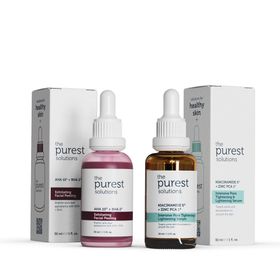 The Purest Solutions Sivilce Siyah Nokta Önlemeye ve Gözenek Sıkılaştırmaya Yardımcı Bakım Seti