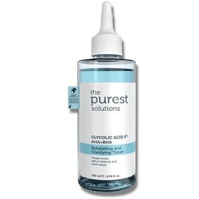 The Purest Solutions Sivilce ve Siyah Nokta Karşıtı Gözenek Sıkılaştırıcı Yaşlanma Karşıtı Yağlı ve Karma Cilt Glikolik Asit 200 ml Tonik