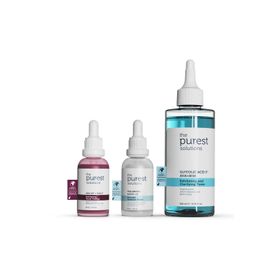 The Purest Solutions Siyah Nokta Önlemeye ve Gözenek Sıkılaştırmaya Yardımcı Nemlendirici Cilt Bakım Seti