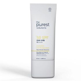 The Purest Solutions SPF50+ 50 ml Leke Karşıtı ve Cilt Tonu Eşitleyici Renkli Güneş Koruyucu Krem