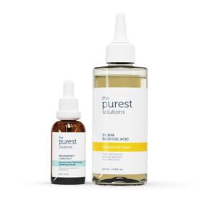 The Purest Solutions Yağlı ve Karma Ciltlere Gözenek Görünümü Azaltmaya Yardımcı Siyah Nokta Önleyici Cilt Bakım Seti