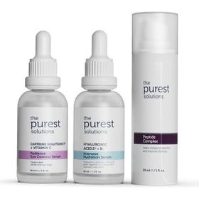 The Purest Solutions Yaşlanma Karşıtı ve Göz Çevresi Aydınlık Göz Altı Görünümü Destekleyici Yoğun Bakım Seti
