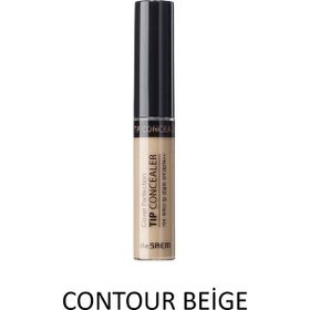 The Saem Contour Beige Uzun Süre Kalıcı Likit Kapatıcı Cover Perfection Tip Concealer