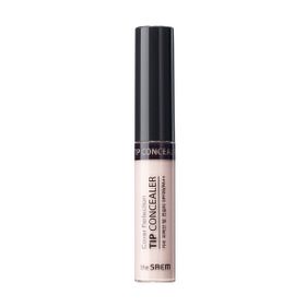 The Saem Cover Perfection Tip Concealer Brightener Uzun Süre Kalıcı Likit Kapatıcı