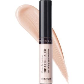 The Saem Cover Perfection Tip Concealer Brightener Uzun Süre Kalıcı Likit Kapatıcı