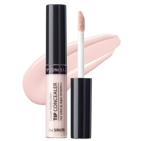 The Saem Cover Perfection Tip Concealer Brightener Uzun Süre Kalıcı Likit Kapatıcı