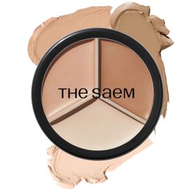 The Saem Cover Perfection Triple Pot 3'lü 02 Contour Beige Concealer