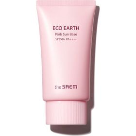 The Saem Eco Earth Pink Sun Base SPF 50+ PA++++ 50 gr Aydınlatıcı Etkili Güneş Kremi