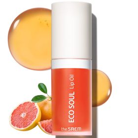 The Saem Eco Soul Lip Oil-Grapefruit Dolgun Görünüm Sağlayan Nemlendirici Dudak Yağı