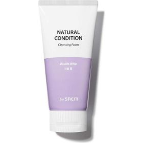 The Saem Natural Condition Cleansing Foam Double Whip 150 ml Tüm Cillter İçin Temizleme Köpüğü
