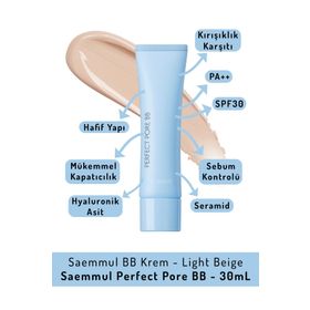The Saem SPF30 PA++ Light Beige Saemmul Perfect Pore Bb 30 ml Saemmul Bb Krem