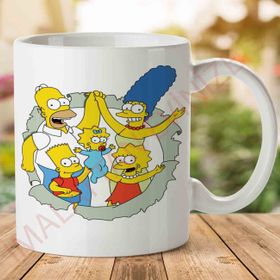 The Sımpsons Merkezi Baskılı Kupa