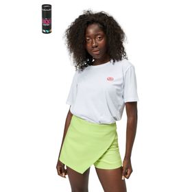 The Socks Company Donut Bisiklet Yaka Rahat Kalıp Nakışlı Kutulu Beyaz Unisex T-shirt