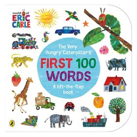 The Very Hungry Caterpillar's First 100 Words A Little The Flet Up-Puffin Books