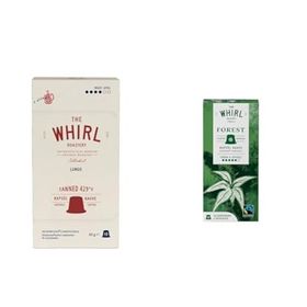 The Whirl 10'lu Lungo Medium Kapsül + 10'lu Espresso Earth Series Forest Kapsül Kahve