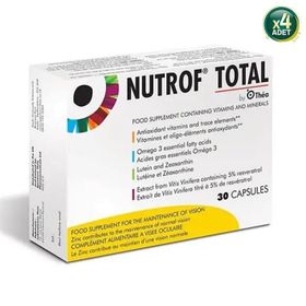 Thea Pharma Nutrof Total Vitamin Mineral 4x30 Kapsül