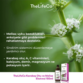 Thelifeco 150 ml Karabaş Otu+Melisa Sıvı Ekstraktı