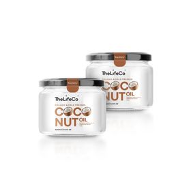 Thelifeco 2x250 ml Organik Hindistan Cevizi Yağı