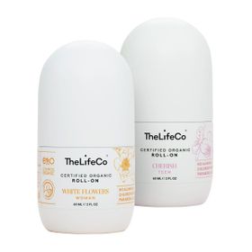 Thelifeco 60 ml Organik Roll-on Deodorant Cherish+ White Cedar+ White Flowers