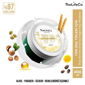 Thelifeco Hairfood Değerli Yağlar Serisi Duş Öncesi Onarıcı 200 ml Doğal Saç Maskesi