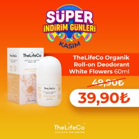 TheLifeCo Organik Roll-on Deodorant White Flowers 60ml (Woman)