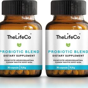 TheLifeCo Probiotic Blend Probiyotik Mikroorganizma İçeren 2x30 Kapsül