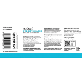Thelifeco Probiotic Blend Probiyotik Mikroorganizma İçeren 60 Kapsül