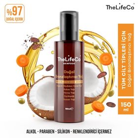 Thelifeco Skinfood Değerli Yağlar Serisi 150 ml Doğal Bronzlaştırıcı Yağ