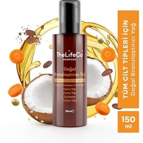 Thelifeco Skinfood Değerli Yağlar Serisi 150 ml Doğal Bronzlaştırıcı Yağ