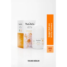 Thelifeco White Flowers 60 ml Natural Deodorant Roll-On