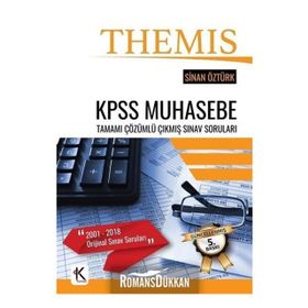 Themıs KPSS Muhasebe Tamamı Çözümlü Çıkmış Sınav Soruları - Sinan Öztürk