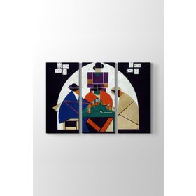 Theo Van Doesburg - Card Players Tablosu