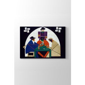Theo Van Doesburg - Card Players Tablosu