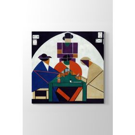 Theo Van Doesburg - Card Players Tablosu