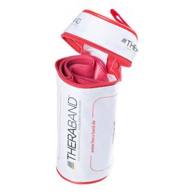 Thera-Band 12193 Kırmızı Çantalı Egzersiz Bandı 2.5 Metre Orta Sert