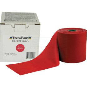 Thera-Band 50130 Kırmızı Egzersiz Bandı 45 Metre Orta Sert