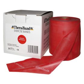 Thera-Band 50130 Kırmızı Egzersiz Bandı 45 Metre Orta Sert