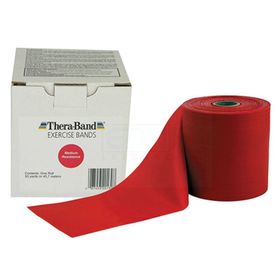 Thera-Band 50130 Kırmızı Egzersiz Bandı 45 Metre Orta Sert