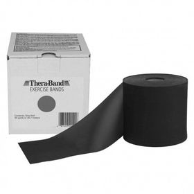 Thera-band 50160 Siyah Egzersiz Bandı 45 Metre Ekstra Yüksek Sert