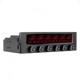 Thermaltake AC-024-BN1NAN-A1 Commander F6 RGB LCD Ekranlı Multi Fan Kontrol Ünitesi