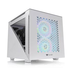Thermaltake Divider 200 TG Air CA-1V1-00S6WN-01 Fanlı Beyaz Micro ATX Gaming Bilgisayar Kasası